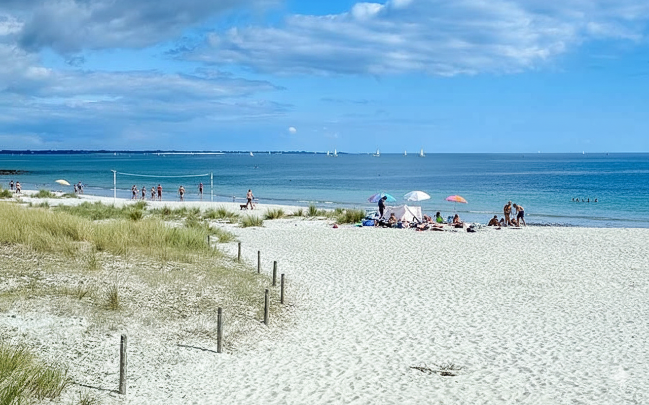 Plage de Kerambigorn Camping Bretagne bord de mer