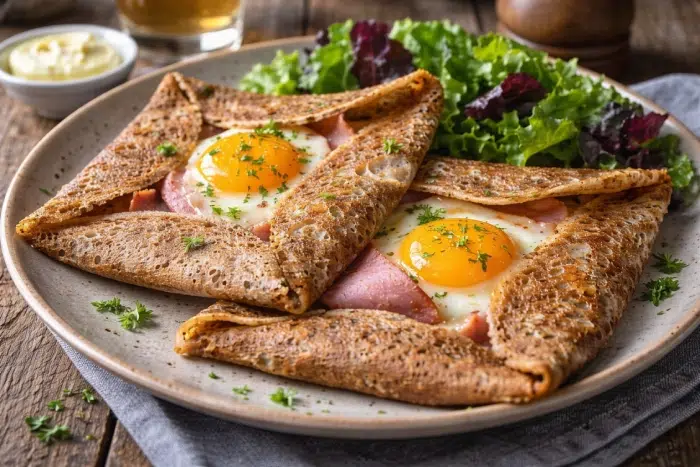 Galettes de sarrasin traditionnelles, spécialité culinaire bretonne